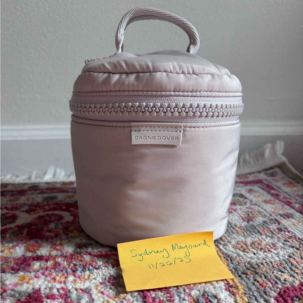 Dagne Dover Small Mila Toiletry Bag in Moonbeam